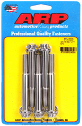 Click for a larger picture of ARP 3/8-16 x 3.250 Stainless Steel Bolt, 7/16" 12-pt, 5-pk