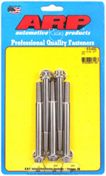 Click for a larger picture of ARP 3/8-16 x 4.000 Stainless Steel Bolt, 7/16" 12-pt, 5-pk