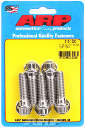 Click for a larger picture of ARP 7/16-14 x 1.500 Stainless Steel Bolt, 7/16" 12-pt, 5-pk