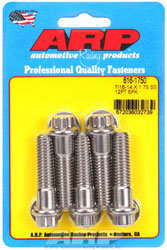 Click for a larger picture of ARP 7/16-14 x 1.750 Stainless Steel Bolt, 7/16" 12-pt, 5-pk