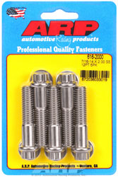 Click for a larger picture of ARP 7/16-14 x 2.000 Stainless Steel Bolt, 7/16" 12-pt, 5-pk