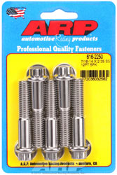 Click for a larger picture of ARP 7/16-14 x 2.250 Stainless Steel Bolt, 7/16" 12-pt, 5-pk