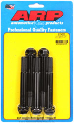 Click for a larger picture of ARP 1/2-13 x 4.000 Black Oxide Bolt, Hex Head, 5-Pack