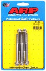 Click for a larger picture of ARP 1/4-20 x 3.000 Stainless Steel Bolt, Hex Head, 5-Pack