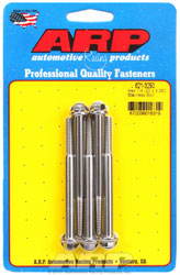 Click for a larger picture of ARP 1/4-20 x 3.250 Stainless Steel Bolt, Hex Head, 5-Pack