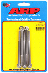 Click for a larger picture of ARP 1/4-20 x 3.500 Stainless Steel Bolt, Hex Head, 5-Pack