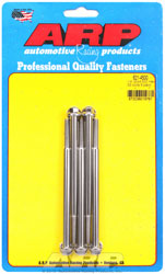 Click for a larger picture of ARP 1/4-20 x 4.500 Stainless Steel Bolt, Hex Head, 5-Pack