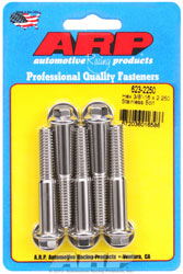 Click for a larger picture of ARP 3/8-16 x 2.250 Stainless Steel Bolt, 3/8" Hex Head, 5-pk