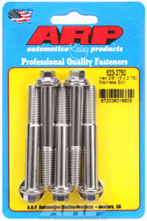 Click for a larger picture of ARP 3/8-16 x 2.750 Stainless Steel Bolt, 3/8" Hex Head, 5-pk