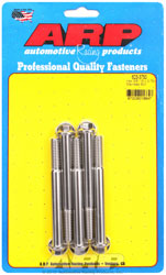Click for a larger picture of ARP 3/8-16 x 3.750 Stainless Steel Bolt, 3/8" Hex Head, 5-pk