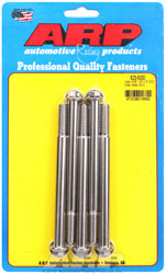 Click for a larger picture of ARP 3/8-16 x 5.000 Stainless Steel Bolt, 3/8" Hex Head, 5-pk