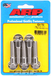 Click for a larger picture of ARP 7/16-14 x 1.750 Stainless Steel Bolt, 1/2" Hex, 5-pack