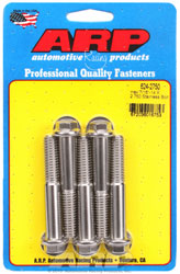 Click for a larger picture of ARP 7/16-14 x 2.750 Stainless Steel Bolt, 1/2" Hex, 5-pack