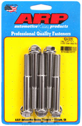 Click for a larger picture of ARP 7/16-14 x 3.250 Stainless Steel Bolt, 1/2" Hex, 5-pack
