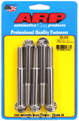 Click for a larger picture of ARP 7/16-14 x 3.500 Stainless Steel Bolt, 1/2" Hex, 5-pack