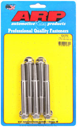Click for a larger picture of ARP 7/16-14 x 3.750 Stainless Steel Bolt, 1/2" Hex, 5-pack