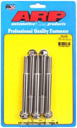 Click for a larger picture of ARP 7/16-14 x 4.250 Stainless Steel Bolt, 1/2" Hex, 5-pack