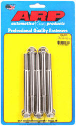 Click for a larger picture of ARP 7/16-14 x 4.500 Stainless Steel Bolt, 1/2" Hex, 5-pack