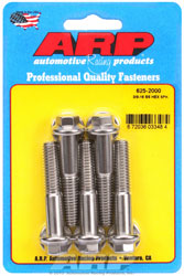 Click for a larger picture of ARP 3/8-16 x 2.000 Stainless Steel Bolt, 7/16" Hex, 5-pk