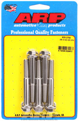 Click for a larger picture of ARP 3/8-16 x 2.750 Stainless Steel Bolt, 7/16" Hex, 5-pk