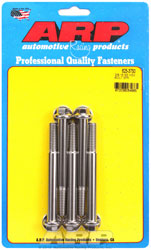 Click for a larger picture of ARP 3/8-16 x 3.750 Stainless Steel Bolt, 7/16" Hex, 5-pk