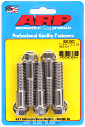 Click for a larger picture of ARP 7/16-14 x 2.000 Stainless Steel Bolt, 7/16" Hex, 5-pk