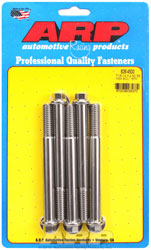 Click for a larger picture of ARP 7/16-14 x 4.500 Stainless Steel Bolt, 7/16" Hex, 5-pk