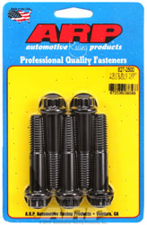Click for a larger picture of ARP 1/2-13 x 2.500 Black Oxide Bolt, 12-Point Head, 5-Pack