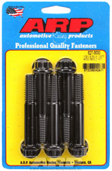 Click for a larger picture of ARP 1/2-13 x 3.000 Black Oxide Bolt, 12-Point Head, 5-Pack