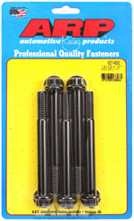 Click for a larger picture of ARP 1/2-13 x 4.500 Black Oxide Bolt, 12-Point Head, 5-Pack