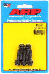 Click for a larger picture of ARP 1/4-20 x 1.000 Black Oxide Bolt, 12 Point Head, 5-Pack
