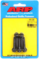 Click for a larger picture of ARP 1/4-20 x 1.250 Black Oxide Bolt, 12 Point Head, 5-Pack