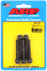 Click for a larger picture of ARP 1/4-20 x 1.750 Black Oxide Bolt, 12 Point Head, 5-Pack
