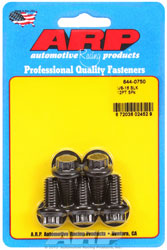Click for a larger picture of ARP 3/8-16 x 0.750 Black Oxide Bolt, 7/16" 12-Pt Head, 5-pk