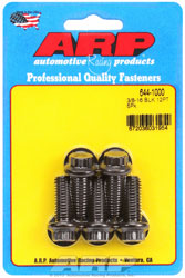 Click for a larger picture of ARP 3/8-16 x 1.000 Black Oxide Bolt, 7/16" 12-Pt Head, 5-pk