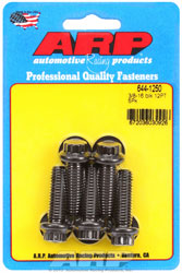 Click for a larger picture of ARP 3/8-16 x 1.250 Black Oxide Bolt, 7/16" 12-Pt Head, 5-pk