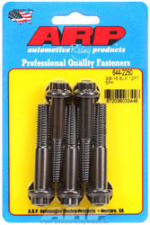 Click for a larger picture of ARP 3/8-16 x 2.250 Black Oxide Bolt, 7/16" 12-Pt Head, 5-pk