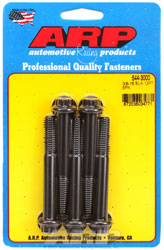 Click for a larger picture of ARP 3/8-16 x 3.000 Black Oxide Bolt, 7/16" 12-Pt Head, 5-pk