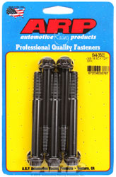 Click for a larger picture of ARP 3/8-16 x 3.500 Black Oxide Bolt, 7/16" 12-Pt Head, 5-pk