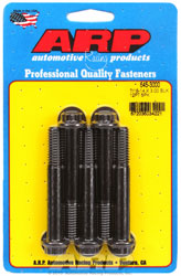 Click for a larger picture of ARP 7/16-14 x 3.000 Black Oxide Bolt, 1/2" 12-Pt Head, 5-pk