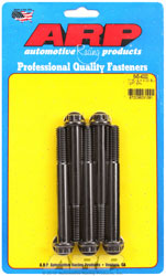 Click for a larger picture of ARP 7/16-14 x 4.000 Black Oxide Bolt, 1/2" 12-Pt Head, 5-pk