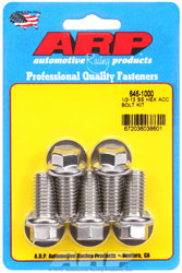 Click for a larger picture of ARP 1/2-13 x 1.000 Stainless Steel Bolt, Hex Head, 5-Pack