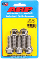 Click for a larger picture of ARP 1/2-13 x 1.250 Stainless Steel Bolt, Hex Head, 5-Pack