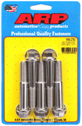 Click for a larger picture of ARP 1/2-13 x 2.750 Stainless Steel Bolt, Hex Head, 5-Pack
