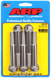 Click for a larger picture of ARP 1/2-13 x 3.250 Stainless Steel Bolt, Hex Head, 5-Pack