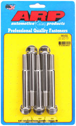 Click for a larger picture of ARP 1/2-13 x 4.000 Stainless Steel Bolt, Hex Head, 5-Pack