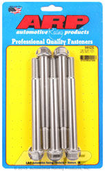 Click for a larger picture of ARP 1/2-13 x 5.250 Stainless Steel Bolt, Hex Head, 5-Pack