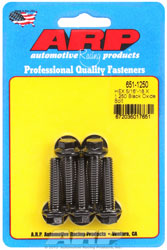 Click for a larger picture of ARP 5/16-18 x 1.250 Black Oxide Bolt, Hex Head, 5-pack