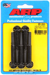 Click for a larger picture of ARP 5/16-18 x 2.500 Black Oxide Bolt, Hex Head, 5-pack