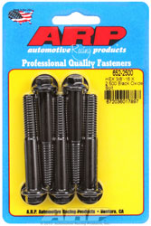 Click for a larger picture of ARP 3/8-16 x 2.500 Black Oxide Bolt, 3/8" Hex Head, 5-Pack